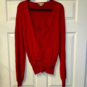 Lillie Rubin red sweater M‎